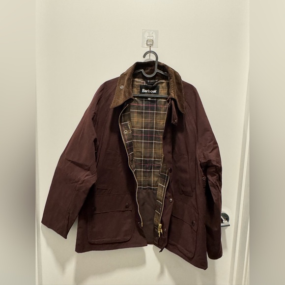 Barbour Brown Military Field Jacket with Weather-Resistant Finish - Picture 1 of 4
